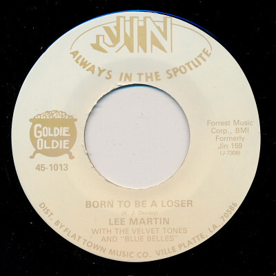 ROCKIN' DAVE ALLEN & the Thunderbirds / LEE MARTIN - Born To Be A Loser - Image 1