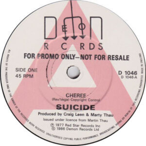 SUICIDE - Cheree / I Surrender