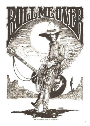 Thin Lizzy "Roll me Over" poster