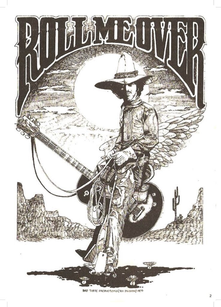 Thin Lizzy "Roll me Over" poster